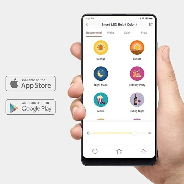 Yeelight Smart RGB – Foco Inteligente 10 W E27 800 lm