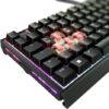 CHERRY XTRFY Teclado mecánico para juegos MX 3.1 con cable | Nuevos interruptores MX2A (negro, rojo silencioso MX2A)