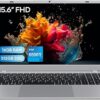 Computadora portátil, 16 GB de RAM/512 GB SSD, FHD IPS de 15.6 pulgadas, procesador Pentium Gold 6500Y (Beats Core M3-8100Y, hasta 3.4GHz), Win11 Pro, WiFi 5/BT 5.0