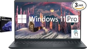 Dell Inspiron - Laptop para negocios y estudiantes, 15.6 pulgadas, Windows 11 Pro, 32 GB RAM, SSD 1TB, procesador Intel i5-1155G7, pantalla táctil IPS Full HD, teclado numérico, HDMI, negro carbón