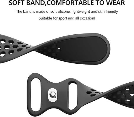 rrea Deportiva de Silicona – Compatible con Apple Watch 42/44 mm y Genéricos