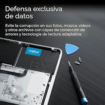 Crucial BX500 1 TB – SATA 2.5" 560 MB/s