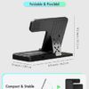Estación de Carga 3 en 1 MagSafe Compatible – iPhone 12-15, Apple Watch y AirPods
