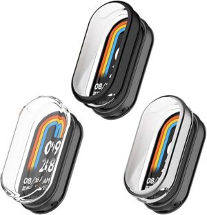 Funda de TPU Anti-Shock para Xiaomi Mi Band 8 – Pack 5 colores