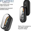 Funda de TPU Anti-Shock para Xiaomi Mi Band 8 – Pack 5 colores