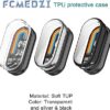 Funda de TPU Anti-Shock para Xiaomi Mi Band 8 – Pack 5 colores