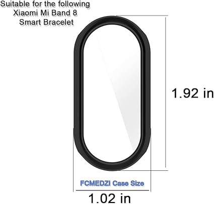 Funda de TPU Anti-Shock para Xiaomi Mi Band 8 – Pack 5 colores