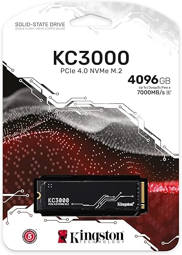 Kingston KC3000 3 Kingston KC3000 4 TB – NVMe PCIe 4.0 7000 MB/s