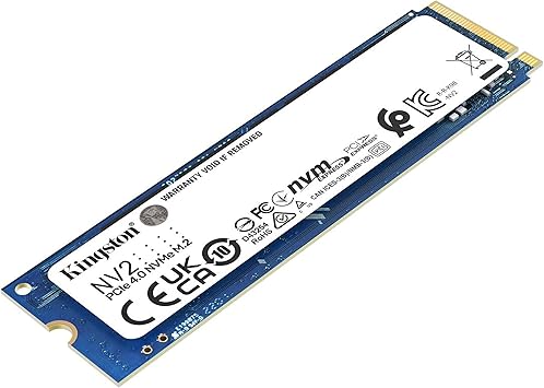 Kingston NV2 2 Kingston NV2 500 GB – NVMe PCIe 4.0 x4 3500 MB/s