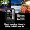 Lexar Professional 2 Lexar Professional 512 GB – U3 V60 205 MB/s