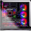 Skytech Gaming O11 Vision PC de escritorio, Ryzen 7 9800X3D 4.7 GHz (5.2 GHz), AMD RX 9070XT 16GB, 1TB Gen4 NVMe SSD, 32GB DDR5 RAM 5600 RGB, 850W Gold PSU, 14.173 in ARGB AIO, Wi-Fi, Win 11
