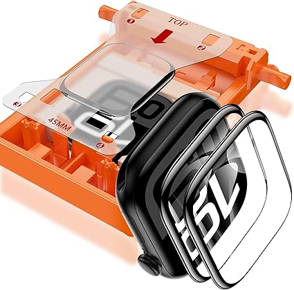 Protector de Cristal Templado para Apple Watch 45 mm