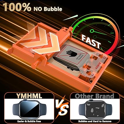 Protector de Cristal Templado para Apple Watch 45 mm