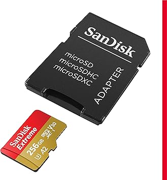 SanDisk Extreme 256 GB – U3 V30 190 MB/s