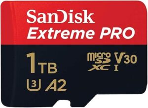 SanDisk Extreme Pro 1 TB – U3 V30 200 MB/s