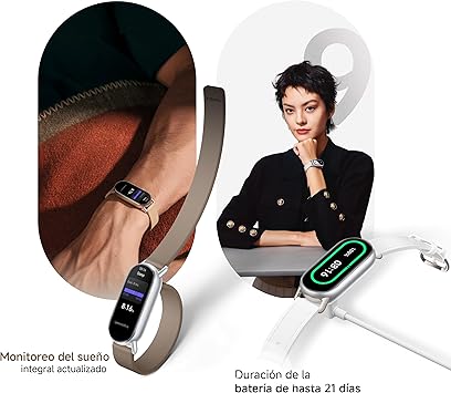 Xiaomi Mi Band 8 – Pulsera de Actividad Nueva – AMOLED 1.62" GPS conectado 16 días batería