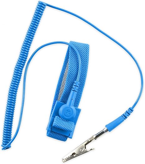 iFixit Correa de muñeca antiestática (ajustable hasta talla XL) - Pulsera de conexión a tierra ESD
