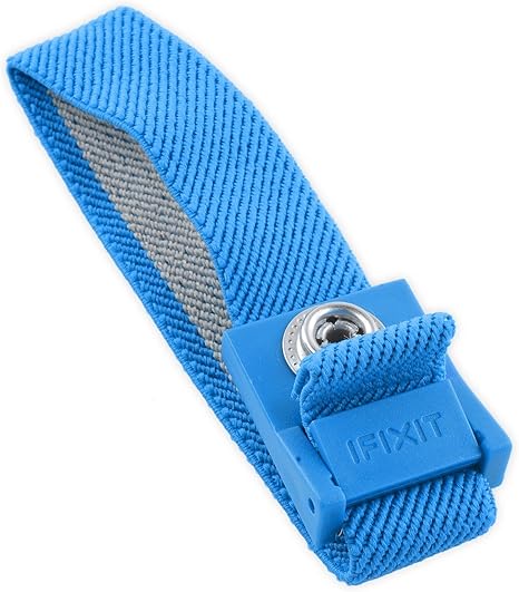 iFixit Correa de muñeca antiestática (ajustable hasta talla XL) - Pulsera de conexión a tierra ESD