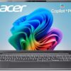 Acer Aspire 16 AI Copilot+ PC | Pantalla multitáctil WUXGA 120Hz de 16 pulgadas | Snapdragon X X1-26-100 | NPU: 45 Tops - GPU: hasta 1.7 TFLOPs | 16GB LPDDR5X | SSD PCIe Gen 4 de 512 GB | Wi-Fi 7 |