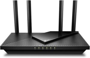 TP-Link AX1800 WiFi 6 Router V4 (Archer AX21) - Internet inalámbrico de doble banda, Gigabit, malla fácil, funciona con Alexa, un dispositivo certificado para humanos, soporte gratuito de expertos