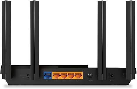 TP-Link AX1800 WiFi 6 Router V4 (Archer AX21) - Internet inalámbrico de doble banda, Gigabit, malla fácil, funciona con Alexa, un dispositivo certificado para humanos, soporte gratuito de expertos