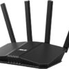 ASUS RT-BE58U WiFi 7 BE3600 AiMesh Enrutador extensible, 4K-QAM, MLO, puerto 2.5G de detección de AI, cuatro puertos 1G, seguridad de red de grado comercial, control parental, red IoT, red infantil,